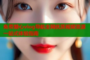 免费糖心vlog导航全网优质视频资源一站式体验指南