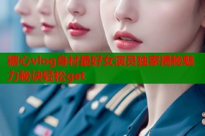 糖心vlog身材最好女演员独家揭秘魅力秘诀轻松get