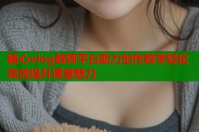 糖心vlog教师平台助力创作教学轻松高效提升课堂魅力