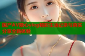 国产AV糖心vlog精彩生活记录与真实分享全新体验