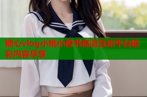 糖心vlog小桃小橙书高清互动平台精彩内容尽享