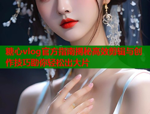 糖心vlog官方指南揭秘高效剪辑与创作技巧助你轻松出大片  第2张