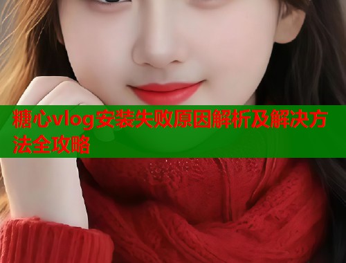糖心vlog安装失败原因解析及解决方法全攻略  第1张