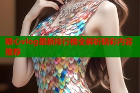 糖心vlog最新排行榜全解析精彩内容推荐