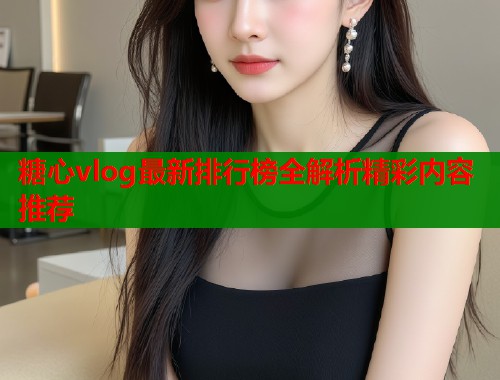 糖心vlog最新排行榜全解析精彩内容推荐  第2张