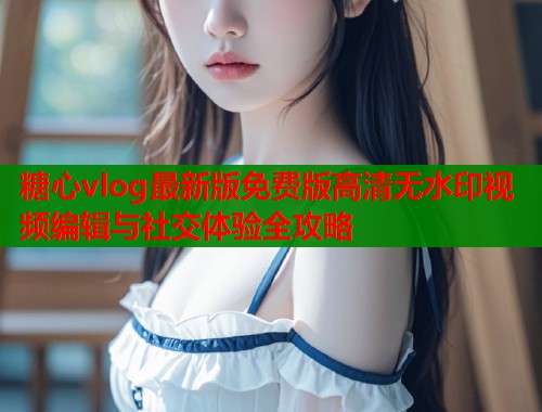 糖心vlog最新版免费版高清无水印视频编辑与社交体验全攻略  第1张