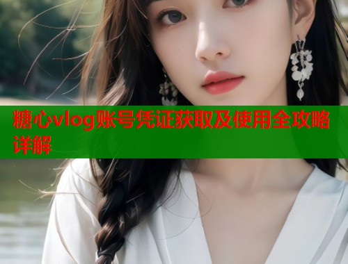 糖心vlog账号凭证获取及使用全攻略详解  第1张